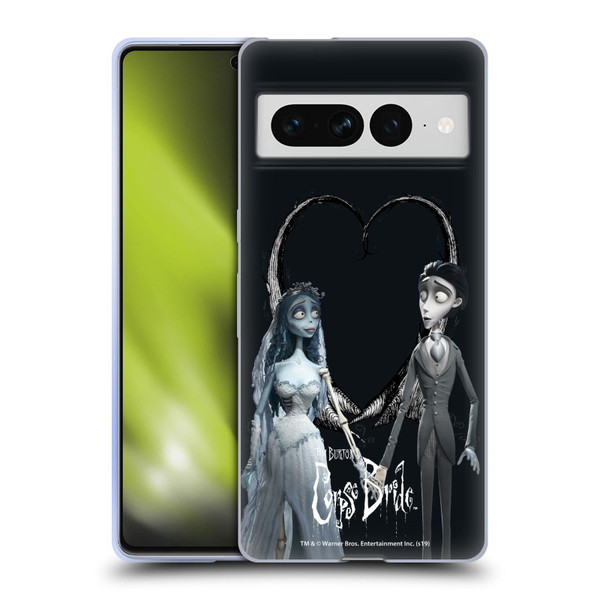 Corpse Bride Key Art Holding Hands Soft Gel Case for Google Pixel 7 Pro