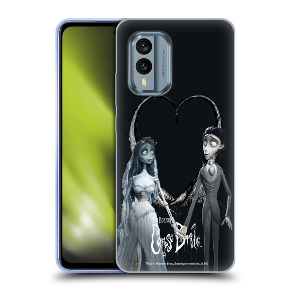 Corpse Bride Key Art Holding Hands Soft Gel Case for Nokia X30