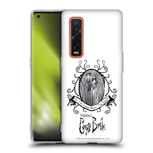 Corpse Bride Key Art Frame Soft Gel Case for OPPO Find X2 Pro 5G