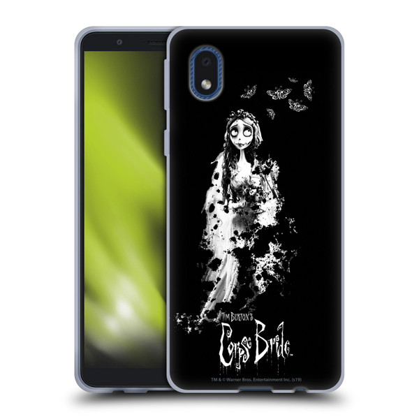 Corpse Bride Key Art Emily Splatters Soft Gel Case for Samsung Galaxy A01 Core (2020)
