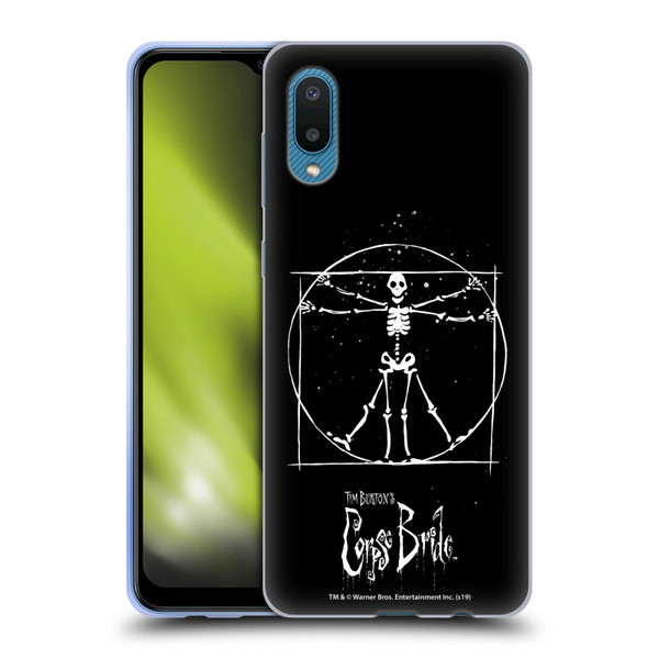 Corpse Bride Key Art Vitruvian Skeleton Soft Gel Case for Samsung Galaxy A02/M02 (2021)