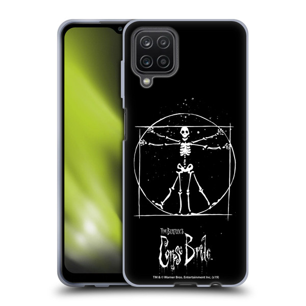 Corpse Bride Key Art Vitruvian Skeleton Soft Gel Case for Samsung Galaxy A12 (2020)