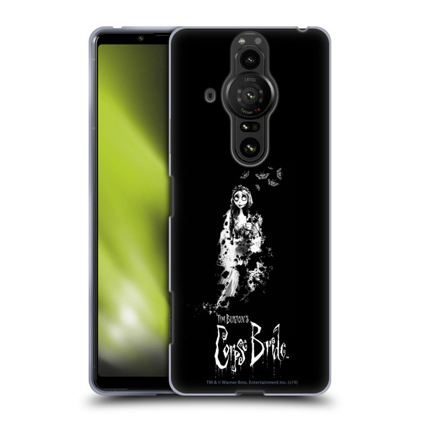 Corpse Bride Key Art Emily Splatters Soft Gel Case for Sony Xperia Pro-I