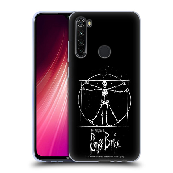 Corpse Bride Key Art Vitruvian Skeleton Soft Gel Case for Xiaomi Redmi Note 8T