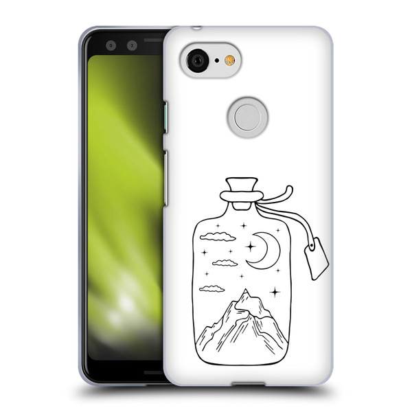 Haroulita Celestial Tattoo Bottle Soft Gel Case for Google Pixel 3