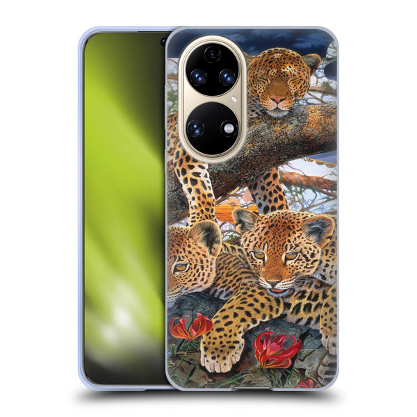 Graeme Stevenson Wildlife Leopard Soft Gel Case for Huawei P50