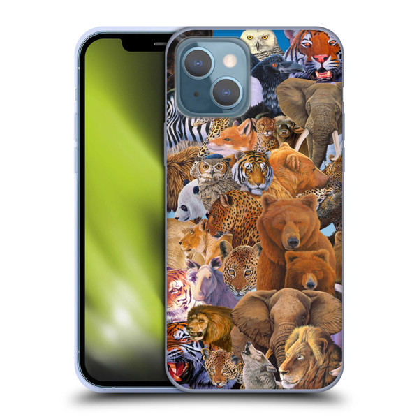Graeme Stevenson Wildlife Animals Soft Gel Case for Apple iPhone 13
