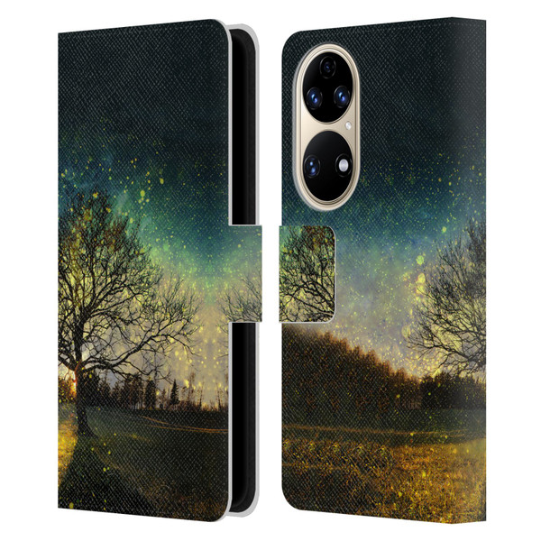 Patrik Lovrin Dreams Vs Reality Magical Fireflies Dreamy Leather Book Wallet Case Cover For Huawei P50