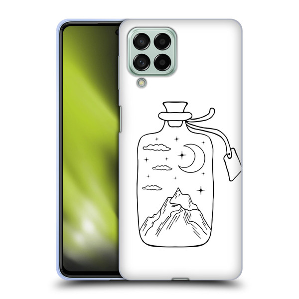 Haroulita Celestial Tattoo Bottle Soft Gel Case for Samsung Galaxy M53 (2022)