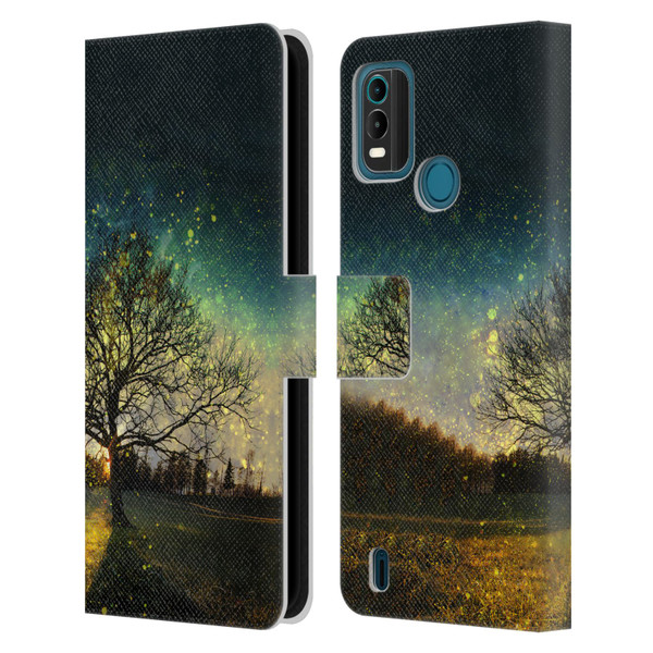 Patrik Lovrin Dreams Vs Reality Magical Fireflies Dreamy Leather Book Wallet Case Cover For Nokia G11 Plus