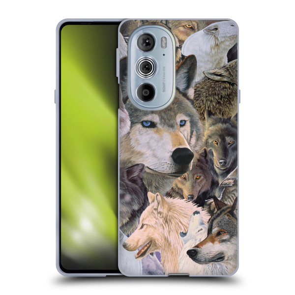 Graeme Stevenson Wildlife Wolves 1 Soft Gel Case for Motorola Edge X30