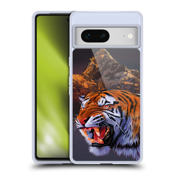 Graeme Stevenson Wildlife Tiger Soft Gel Case for Google Pixel 7