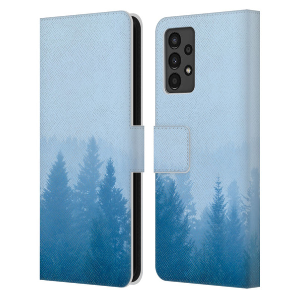 Patrik Lovrin Magical Foggy Landscape Fog Over Forest Leather Book Wallet Case Cover For Samsung Galaxy A13 (2022)