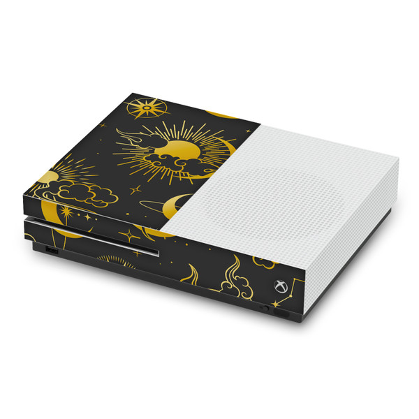Haroulita Art Mix Sun Moon And Stars Vinyl Sticker Skin Decal Cover for Microsoft Xbox One S Console