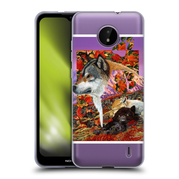 Graeme Stevenson Wildlife Wolves 4 Soft Gel Case for Nokia C10 / C20