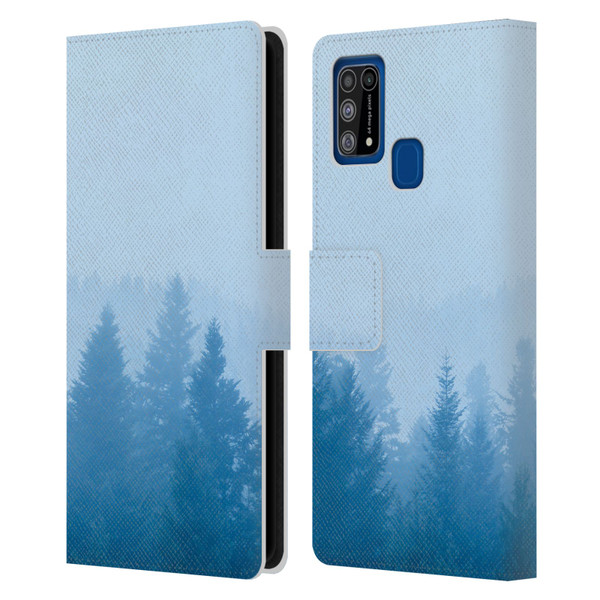 Patrik Lovrin Magical Foggy Landscape Fog Over Forest Leather Book Wallet Case Cover For Samsung Galaxy M31 (2020)