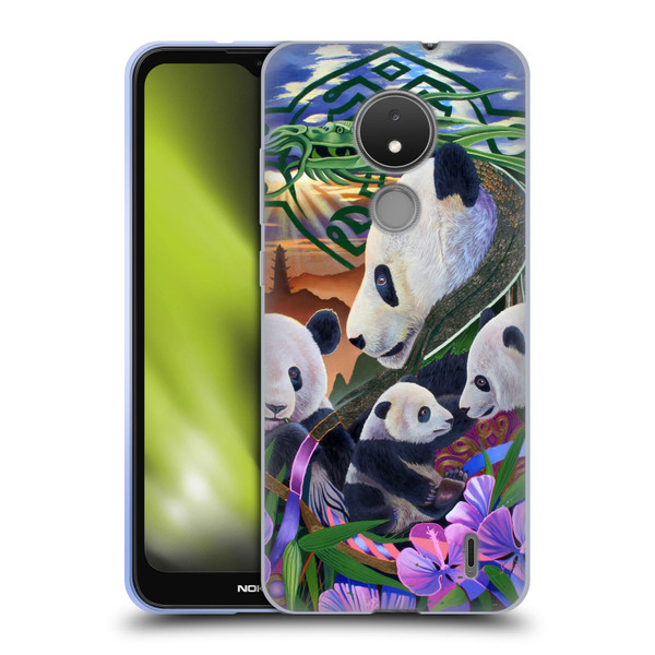 Graeme Stevenson Wildlife Pandas Soft Gel Case for Nokia C21