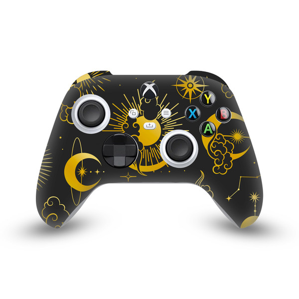 Haroulita Art Mix Sun Moon And Stars Vinyl Sticker Skin Decal Cover for Microsoft Xbox Series X / Series S Controller