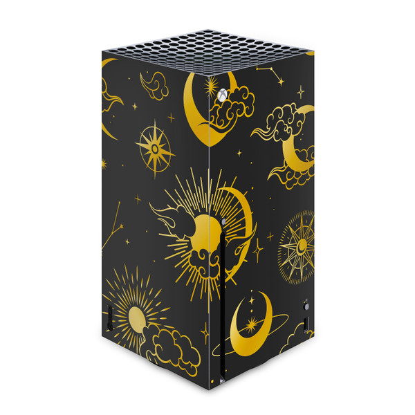 Haroulita Art Mix Sun Moon And Stars Vinyl Sticker Skin Decal Cover for Microsoft Xbox Series X