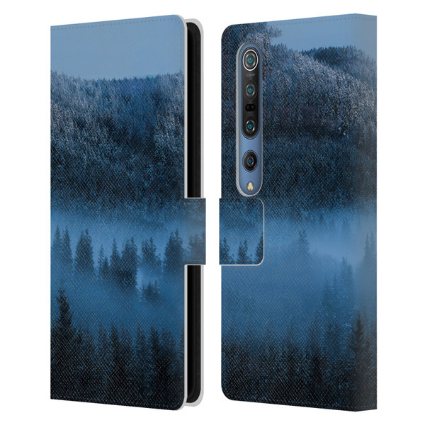 Patrik Lovrin Magical Foggy Landscape Magical Fog Over Snowy Forest Leather Book Wallet Case Cover For Xiaomi Mi 10 5G / Mi 10 Pro 5G