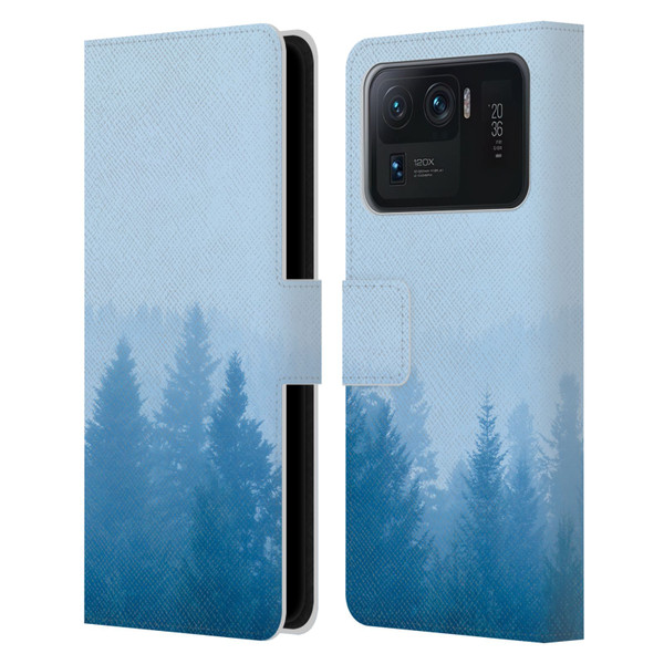 Patrik Lovrin Magical Foggy Landscape Fog Over Forest Leather Book Wallet Case Cover For Xiaomi Mi 11 Ultra