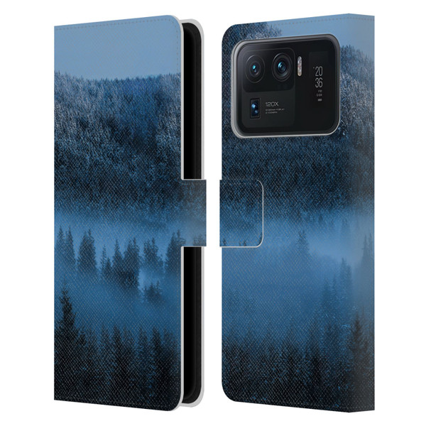Patrik Lovrin Magical Foggy Landscape Magical Fog Over Snowy Forest Leather Book Wallet Case Cover For Xiaomi Mi 11 Ultra