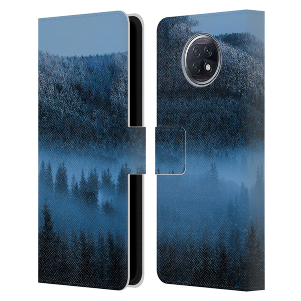 Patrik Lovrin Magical Foggy Landscape Magical Fog Over Snowy Forest Leather Book Wallet Case Cover For Xiaomi Redmi Note 9T 5G