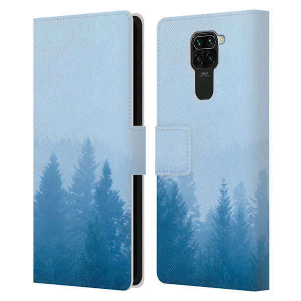 Patrik Lovrin Magical Foggy Landscape Fog Over Forest Leather Book Wallet Case Cover For Xiaomi Redmi Note 9 / Redmi 10X 4G