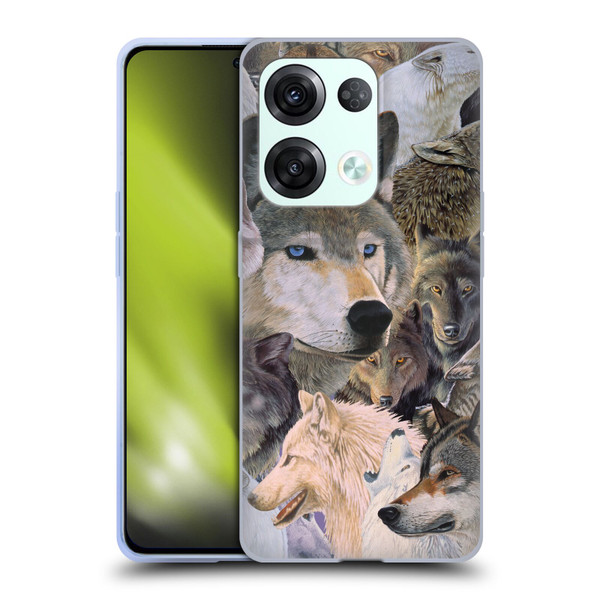 Graeme Stevenson Wildlife Wolves 1 Soft Gel Case for OPPO Reno8 Pro