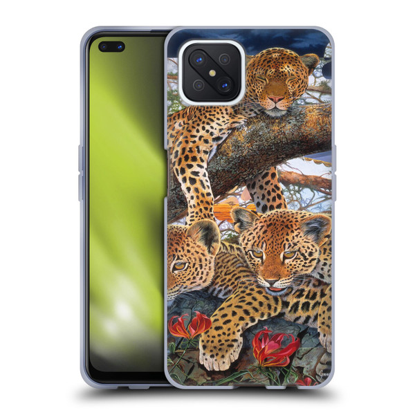 Graeme Stevenson Wildlife Leopard Soft Gel Case for OPPO Reno4 Z 5G