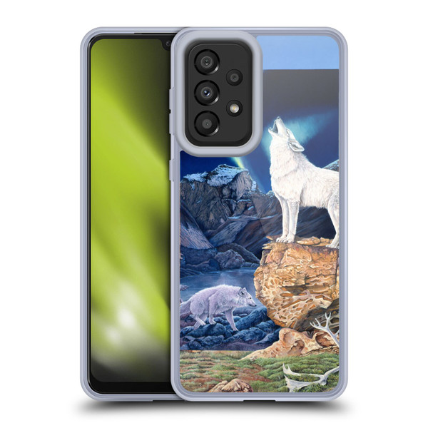 Graeme Stevenson Wildlife Wolves 3 Soft Gel Case for Samsung Galaxy A33 5G (2022)