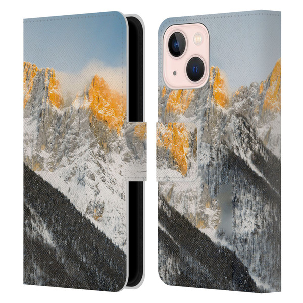 Patrik Lovrin Magical Sunsets Last Light On Slovenian Alps Leather Book Wallet Case Cover For Apple iPhone 13 Mini