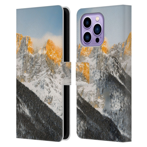Patrik Lovrin Magical Sunsets Last Light On Slovenian Alps Leather Book Wallet Case Cover For Apple iPhone 14 Pro Max