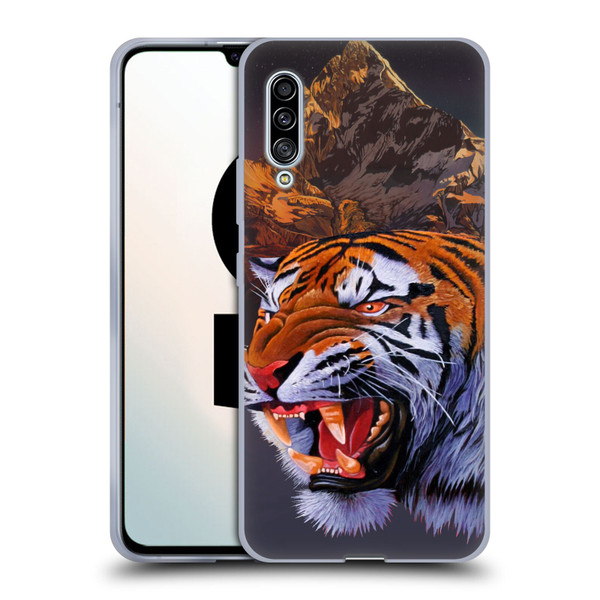 Graeme Stevenson Wildlife Tiger Soft Gel Case for Samsung Galaxy A90 5G (2019)