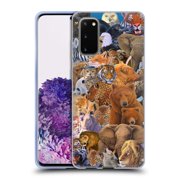 Graeme Stevenson Wildlife Animals Soft Gel Case for Samsung Galaxy S20 / S20 5G