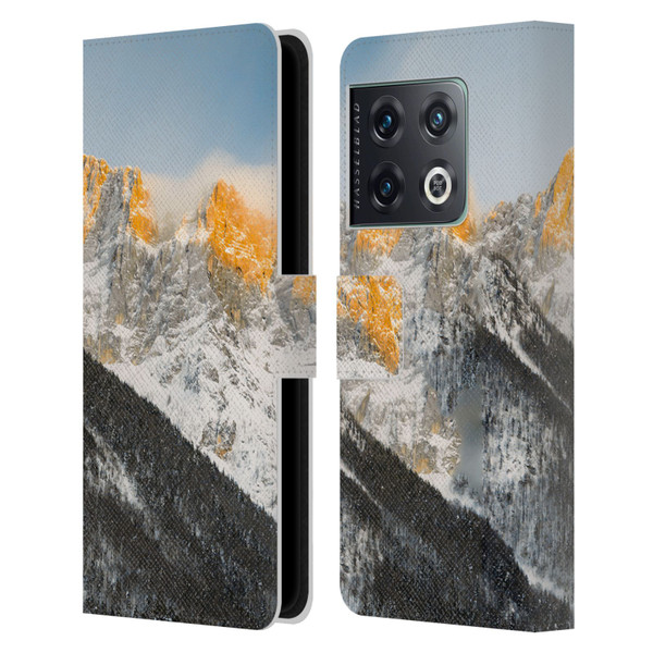 Patrik Lovrin Magical Sunsets Last Light On Slovenian Alps Leather Book Wallet Case Cover For OnePlus 10 Pro