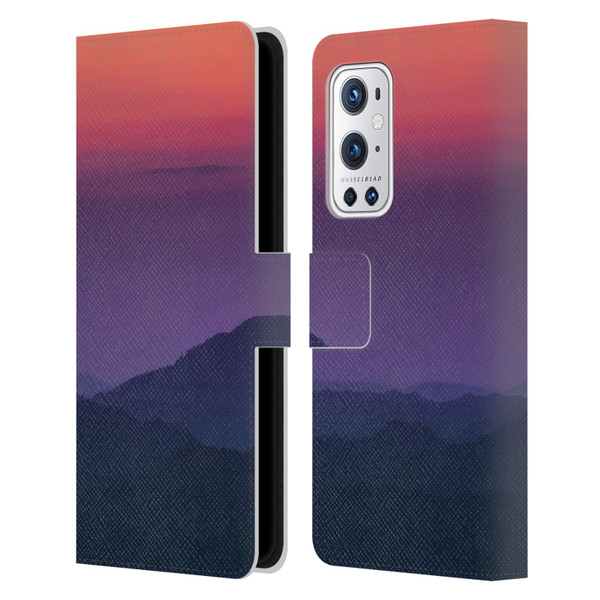 Patrik Lovrin Magical Sunsets Layers Leather Book Wallet Case Cover For OnePlus 9 Pro