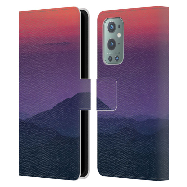 Patrik Lovrin Magical Sunsets Layers Leather Book Wallet Case Cover For OnePlus 9