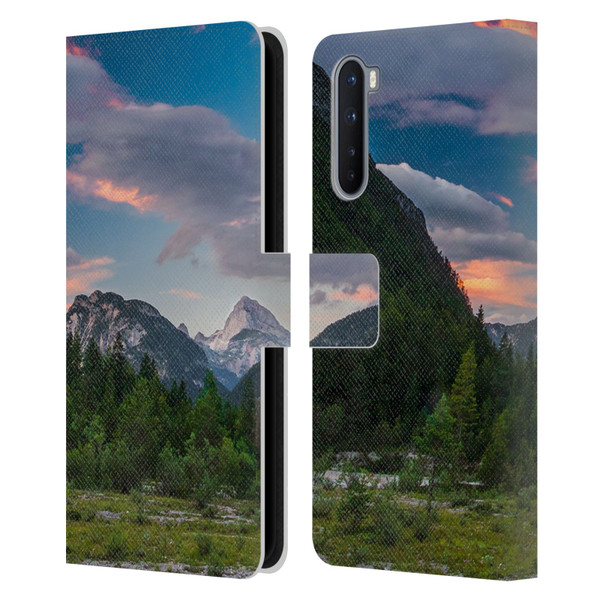 Patrik Lovrin Magical Sunsets Amazing Clouds Over Mountain Leather Book Wallet Case Cover For OnePlus Nord 5G