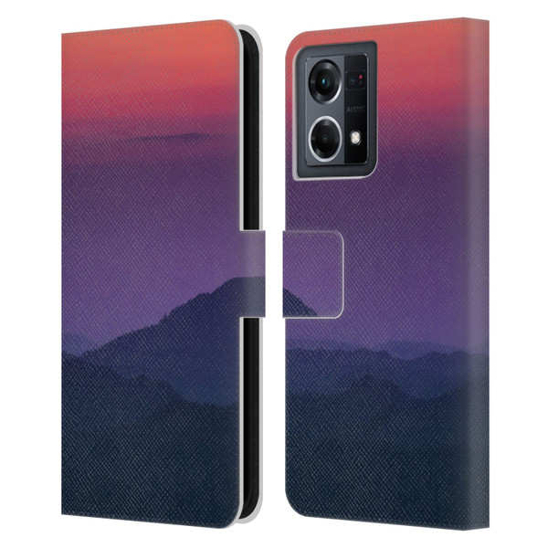 Patrik Lovrin Magical Sunsets Layers Leather Book Wallet Case Cover For OPPO Reno8 4G