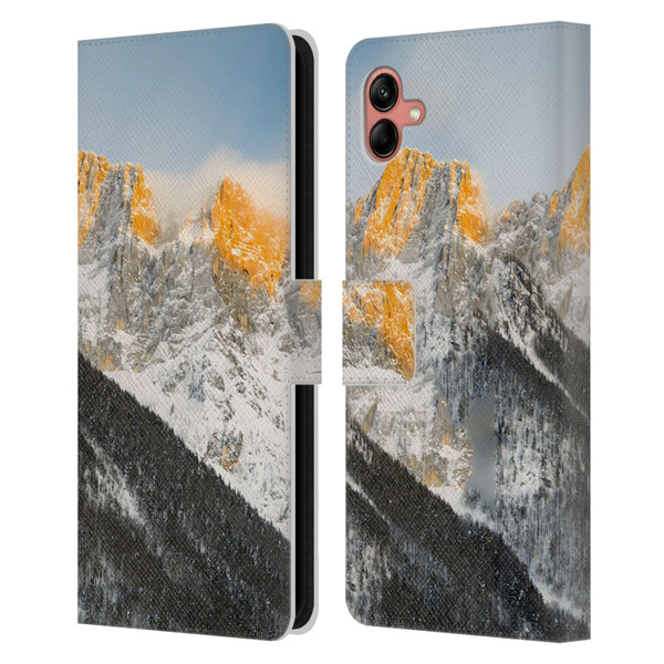 Patrik Lovrin Magical Sunsets Last Light On Slovenian Alps Leather Book Wallet Case Cover For Samsung Galaxy A04 (2022)