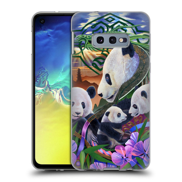 Graeme Stevenson Wildlife Pandas Soft Gel Case for Samsung Galaxy S10e