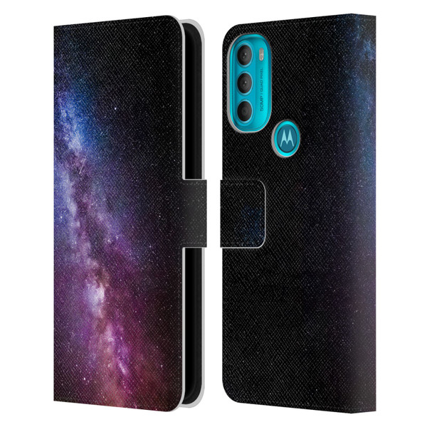 Patrik Lovrin Night Sky Milky Way Bright Colors Leather Book Wallet Case Cover For Motorola Moto G71 5G