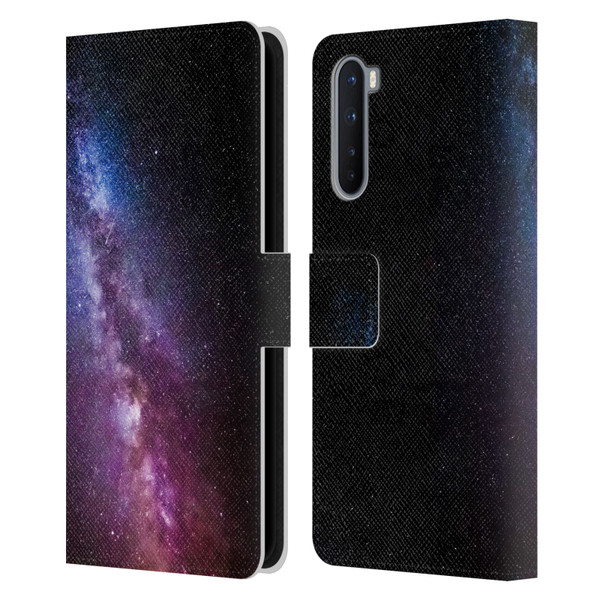 Patrik Lovrin Night Sky Milky Way Bright Colors Leather Book Wallet Case Cover For OnePlus Nord 5G