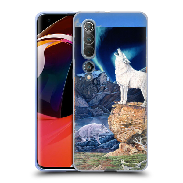 Graeme Stevenson Wildlife Wolves 3 Soft Gel Case for Xiaomi Mi 10 5G / Mi 10 Pro 5G