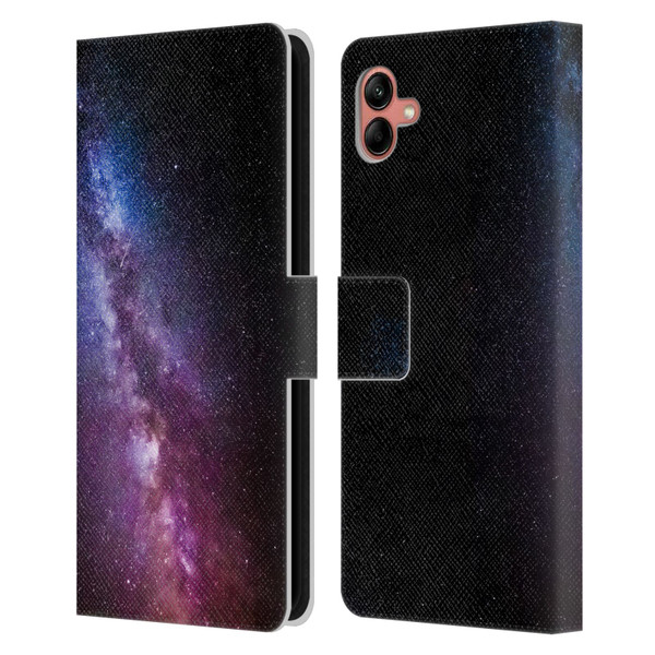 Patrik Lovrin Night Sky Milky Way Bright Colors Leather Book Wallet Case Cover For Samsung Galaxy A04 (2022)