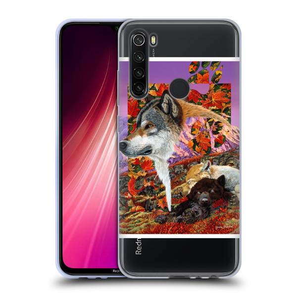 Graeme Stevenson Wildlife Wolves 4 Soft Gel Case for Xiaomi Redmi Note 8T