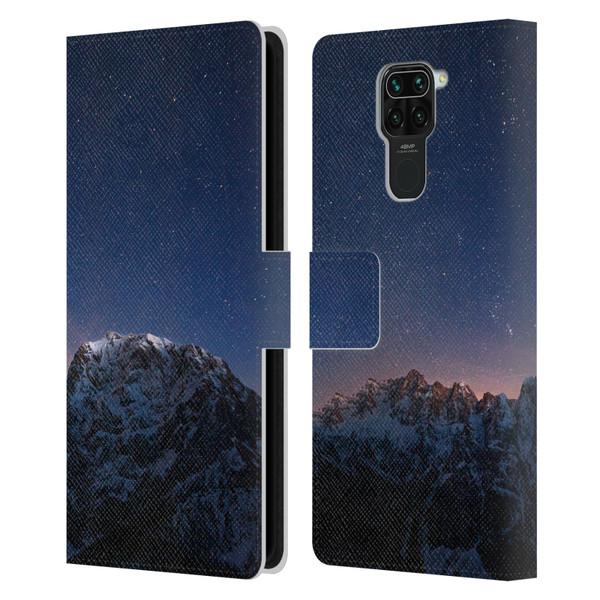 Patrik Lovrin Night Sky Stars Above Mountains Leather Book Wallet Case Cover For Xiaomi Redmi Note 9 / Redmi 10X 4G