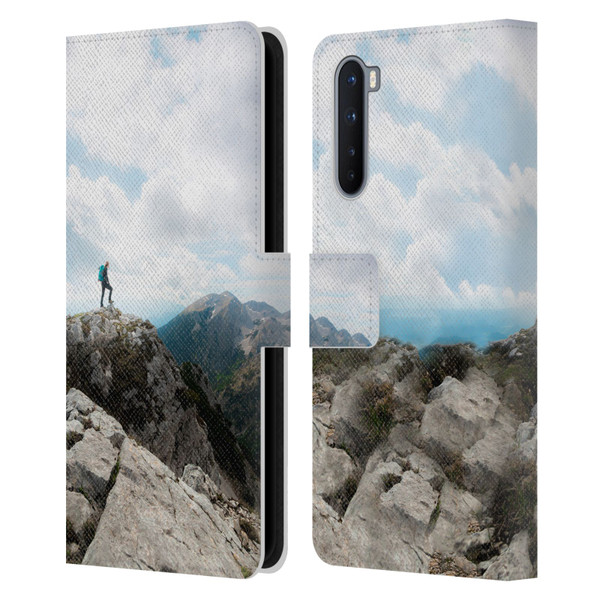 Patrik Lovrin Wanderlust Looking Over New Adventures Leather Book Wallet Case Cover For OnePlus Nord 5G
