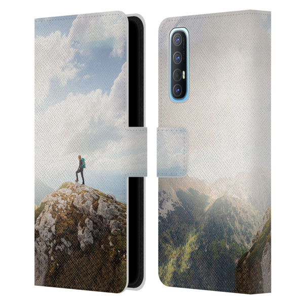 Patrik Lovrin Wanderlust Mountain Wanderer Leather Book Wallet Case Cover For OPPO Find X2 Neo 5G